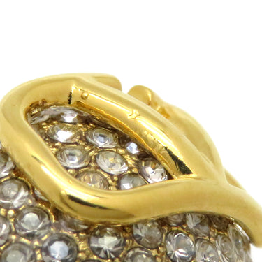 ヴァレンティノ VALENTINO Vロゴ シグネチャー ゴールド ラインストーン GP イヤリング