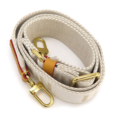 ルイヴィトン LOUIS VUITTON LVスクエアード ダブルフォンポーチ M81005 モノグラムストライプ モノグラム ストライプキャンバス ショルダーバッグ ゴールド金具 茶 NIGOコラボ