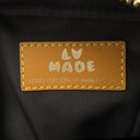 ルイヴィトン LOUIS VUITTON LVスクエアード ダブルフォンポーチ M81005 モノグラムストライプ モノグラム ストライプキャンバス ショルダーバッグ ゴールド金具 茶 NIGOコラボ