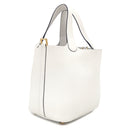 エルメス HERMES ピコタンロックPM ニューホワイト トリヨンクレマンス ハンドバッグ ゴールド金具 新品 未使用 白