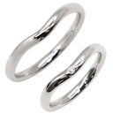 ティファニー Tiffany & Co カーブド バンドリング ペアリング プラチナシルバー Pt950 リング 指輪 Tiffany&Co. T＆CO. 15号