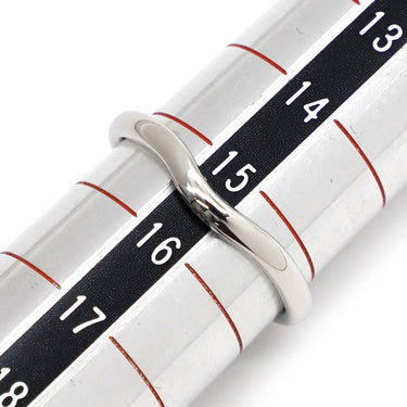 ティファニー Tiffany & Co カーブド バンドリング ペアリング プラチナシルバー Pt950 リング 指輪 Tiffany&Co. T＆CO. 15号