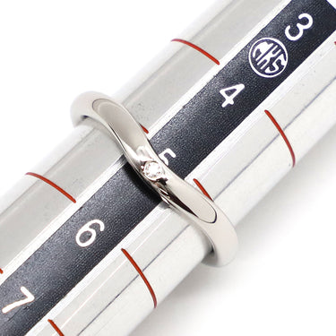 ティファニー Tiffany & Co カーブド バンドリング ペアリング プラチナシルバー Pt950 リング 指輪 Tiffany&Co. T＆CO. 15号