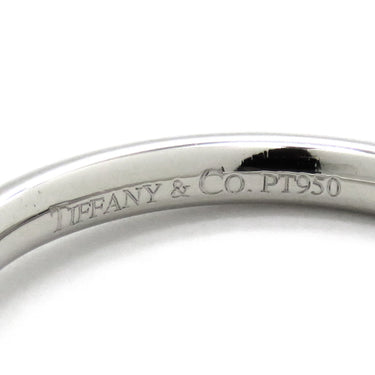 ティファニー Tiffany & Co カーブド バンドリング ペアリング プラチナシルバー Pt950 リング 指輪 Tiffany&Co. T＆CO. 15号