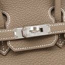 エルメス HERMES バーキン25 エトゥープ トゴ ハンドバッグ シルバー金具 新品 未使用 グレージュ