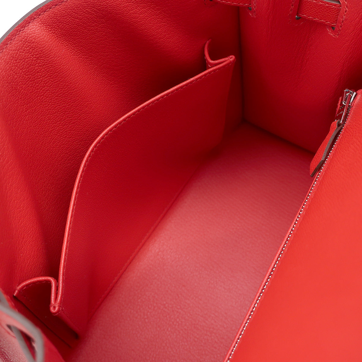 エルメス HERMES ケリー25 外縫い ルージュクー ヴォーマダム