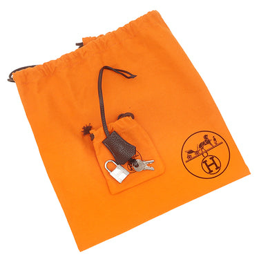 エルメス HERMES バーキン30 ショコラ トゴ ハンドバッグ シルバー金具 茶