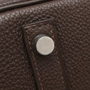 エルメス HERMES バーキン30 ショコラ トゴ ハンドバッグ シルバー金具 茶
