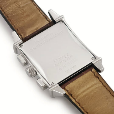 腕時計 ジラールペルゴ GIRARD PERREGAUX ヴィンテージ1945 クロノグラフ 25990.0.11.8186 自動巻き メンズ OH済み 角型 アイボリー 青針 限定