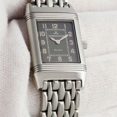 腕時計 ジャガールクルト JAEGER LECOULTRE レベルソ シャドー レディ 261.8.86 261.880.864 手巻き レディース OH済み スクエア 角型