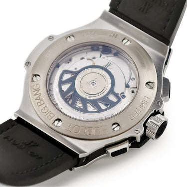 腕時計 ウブロ HUBLOT ビッグバン グロッシー ジーンズ  341.SX.2710.NR.1104.JEANS14 自動巻き メンズ OH済み 純正ダイヤ 限定