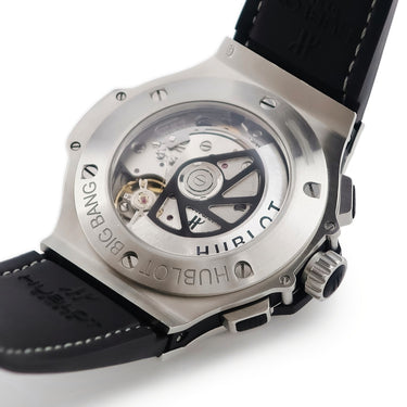 腕時計 ウブロ HUBLOT ビッグバン アエロバン 311.SX.1170.RX.1104 自動巻き メンズ OH済み 純正ダイヤ クロノグラフ スケルトン