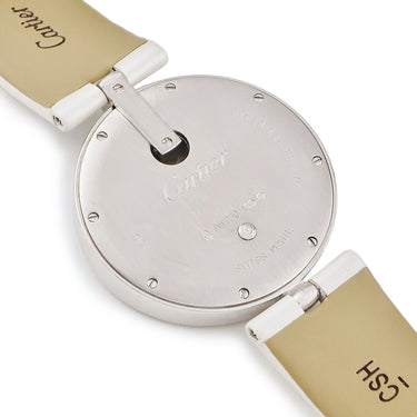 腕時計 カルティエ Cartier カプティブ ドゥ カルティエ WG600012 クオーツ メンズ レディース K18WG無垢 純正ダイヤ 青針