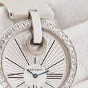 腕時計 カルティエ Cartier カプティブ ドゥ カルティエ WG600012 クオーツ メンズ レディース K18WG無垢 純正ダイヤ 青針