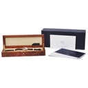 腕時計 ブレゲ BREGUET トラディション レトログラード デイト 7597 7597BB/G1/9WU 自動巻き メンズ K18WG無垢 スケルトン 青針