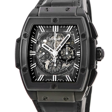 腕時計 ウブロ HUBLOT スピリットオブビッグバン ホワイトインブラック 601.CI.0120.LR.JPN16 自動巻き メンズ 黒 白 日本限定