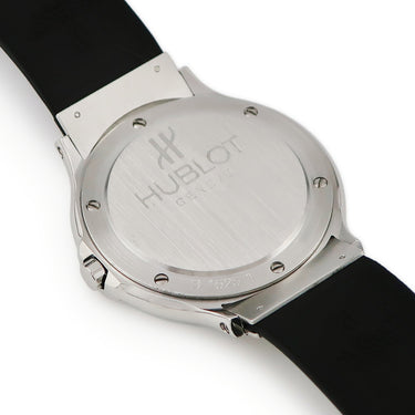 腕時計 ウブロ HUBLOT クラシックフュージョン B1525.1 クオーツ メンズ レディース 純正ダイヤ ブラック 黒 デイト 日付表示