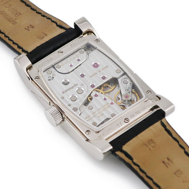 腕時計 ブルガリ BVLGARI レッタンゴロ リミテッドエディション RTW49GLD 手巻き メンズ K18WG無垢 グレー スモールセコンド 限定11本