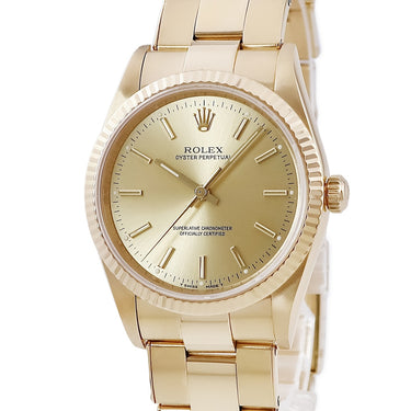 腕時計 ロレックス ROLEX オイスターパーペチュアル 14238 T番 自動巻き メンズ T番 K18YG無垢 イエローゴールド トリチウム