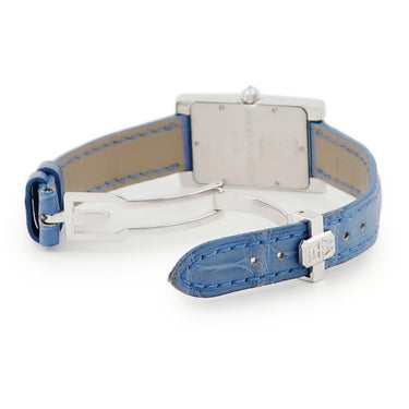 腕時計 ハリーウィンストン Harry Winston アヴェニュー オーロラ 310/LQWL.M/A01 クオーツ レディース K18WG無垢 純正ダイヤ&サファイア