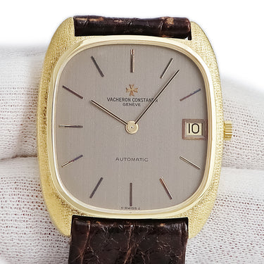 腕時計 ヴァシュロン・コンスタンタン VACHERON CONSTANTIN ヴィンテージ 2045Q 自動巻き メンズ レディース K18YG無垢 バー デイト スリム