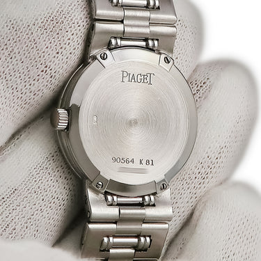 腕時計 ピアジェ PIAGET ダンサー 90564K81 手巻き レディース K18WG無垢 純正ダイヤ シェル パヴェ ラウンド