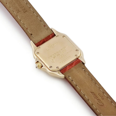 腕時計 カルティエ Cartier パンテール SM クラシック＆フィガロ WF321551 クオーツ レディース K18YG無垢 純正ダイヤ 角型