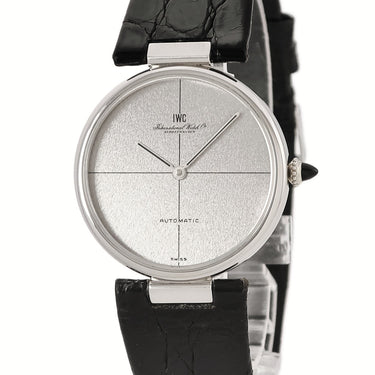 腕時計 IWC IWC ポートフィノ オートマティック 3203 自動巻き メンズ シルバー ラウンド アンティーク スリム カボション