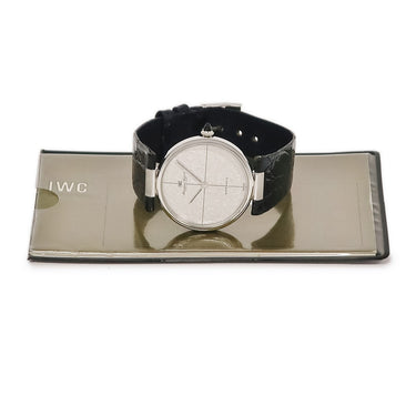 腕時計 IWC IWC ポートフィノ オートマティック 3203 自動巻き メンズ シルバー ラウンド アンティーク スリム カボション