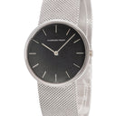 腕時計 オーデマピゲ AUDEMARS PIGUET 手巻き メンズ K18WG無垢 ホワイトゴールド ブラック 黒 一体型メッシュブレス ラウンド