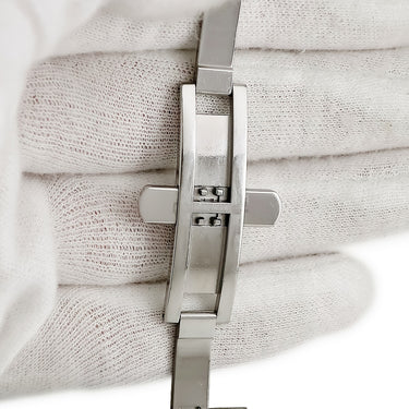 腕時計 クロノスイス CHRONOSWISS ルナ クロノグラフ CH7523L 自動巻き メンズ シルバー 青針 ムーンフェイズ ポインターデイト