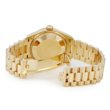 腕時計 ロレックス ROLEX デイトジャスト 31 278248 ランダム番 自動巻き レディース ランダム番 K18YG無垢 純正ダイヤ マラカイト グリーン