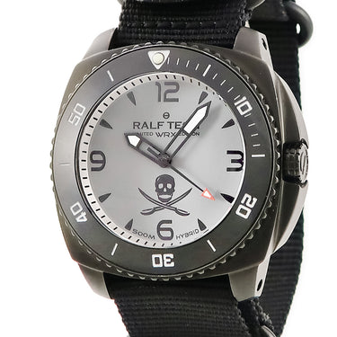 腕時計 ラルフテック RALF TECH WRX O ハイブリッド パイレーツ シャドウ リミテッド エディション クオーツ メンズ 充電式 グレー 限定