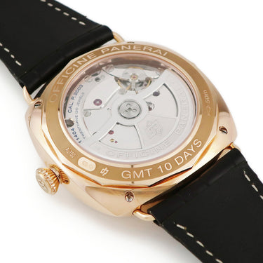 腕時計 パネライ PANERAI ラジオミール 10デイズ GMT オロロッソ PAM00497 O 069/250 自動巻き メンズ O番 K18RG無垢 ブラウン デイト 限定