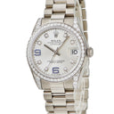 腕時計 ロレックス ROLEX デイトジャスト 31 178159 ランダム番 自動巻き レディース ランダム番 K18WG無垢 純正ダイヤ＆サファイア