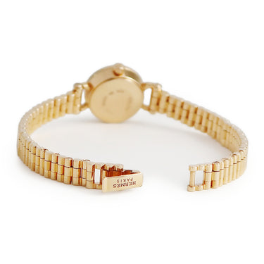 腕時計 エルメス HERMES フォーブル FG1.171 クオーツ レディース K18PG無垢製 純正ダイヤ ピンクゴールド ホワイト 白