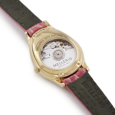 腕時計 メレリオディメレー MELLERIO dits MELLER ミニ Mカット サクラエディション 自動巻き レディース K18YG無垢 純正ダイヤ 桜 ピンク