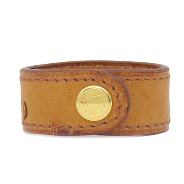 エルメス HERMES ノマド ブラウン系 オーストリッチ GP グローブホルダー ゴールド金具 茶