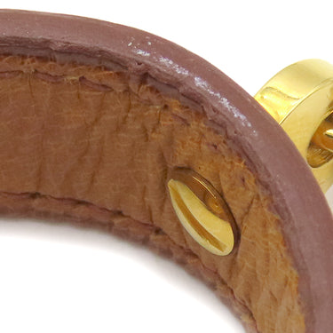 エルメス HERMES ノマド ブラウン系 オーストリッチ GP グローブホルダー ゴールド金具 茶