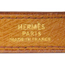 エルメス HERMES ノマド ブラウン系 オーストリッチ GP グローブホルダー ゴールド金具 茶