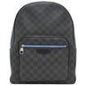 ルイヴィトン LOUIS VUITTON ジョッシュ N42413  ダミエグラフィットネオン ダミエグラフィットキャンバス リュック・デイパック シルバー金具 黒 青