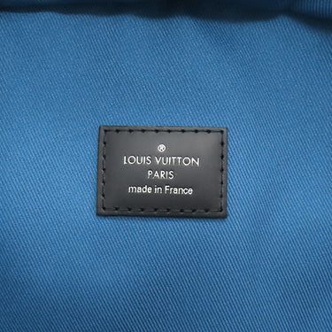ルイヴィトン LOUIS VUITTON ジョッシュ N42413  ダミエグラフィットネオン ダミエグラフィットキャンバス リュック・デイパック シルバー金具 黒 青