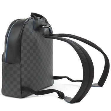 ルイヴィトン LOUIS VUITTON ジョッシュ N42413  ダミエグラフィットネオン ダミエグラフィットキャンバス リュック・デイパック シルバー金具 黒 青