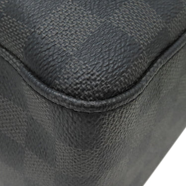 ルイヴィトン LOUIS VUITTON ジョッシュ N42413  ダミエグラフィットネオン ダミエグラフィットキャンバス リュック・デイパック シルバー金具 黒 青