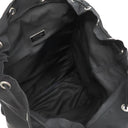 プラダ PRADA TESSUTO バックパック ブラック ナイロン リュック・デイパック シルバー金具 黒 トライアングルロゴ