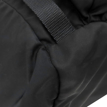 プラダ PRADA TESSUTO バックパック ブラック ナイロン リュック・デイパック シルバー金具 黒 トライアングルロゴ