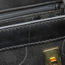 サルヴァトーレ・フェラガモ Salvatore Ferragamo ガンチーニ ブラック レザー 2WAYバッグ ゴールド金具 黒 ハンドバッグ ショルダーバッグ