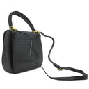 サルヴァトーレ・フェラガモ Salvatore Ferragamo ガンチーニ ブラック レザー 2WAYバッグ ゴールド金具 黒 ハンドバッグ ショルダーバッグ