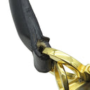 サルヴァトーレ・フェラガモ Salvatore Ferragamo ガンチーニ ブラック レザー 2WAYバッグ ゴールド金具 黒 ハンドバッグ ショルダーバッグ