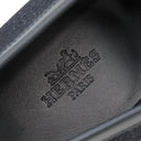 エルメス HERMES モカシン パリ ロワイヤル H231050Z ブルーブルーエ×マリン デニム レザー #35 ローファー シルバー金具 紺 H金具